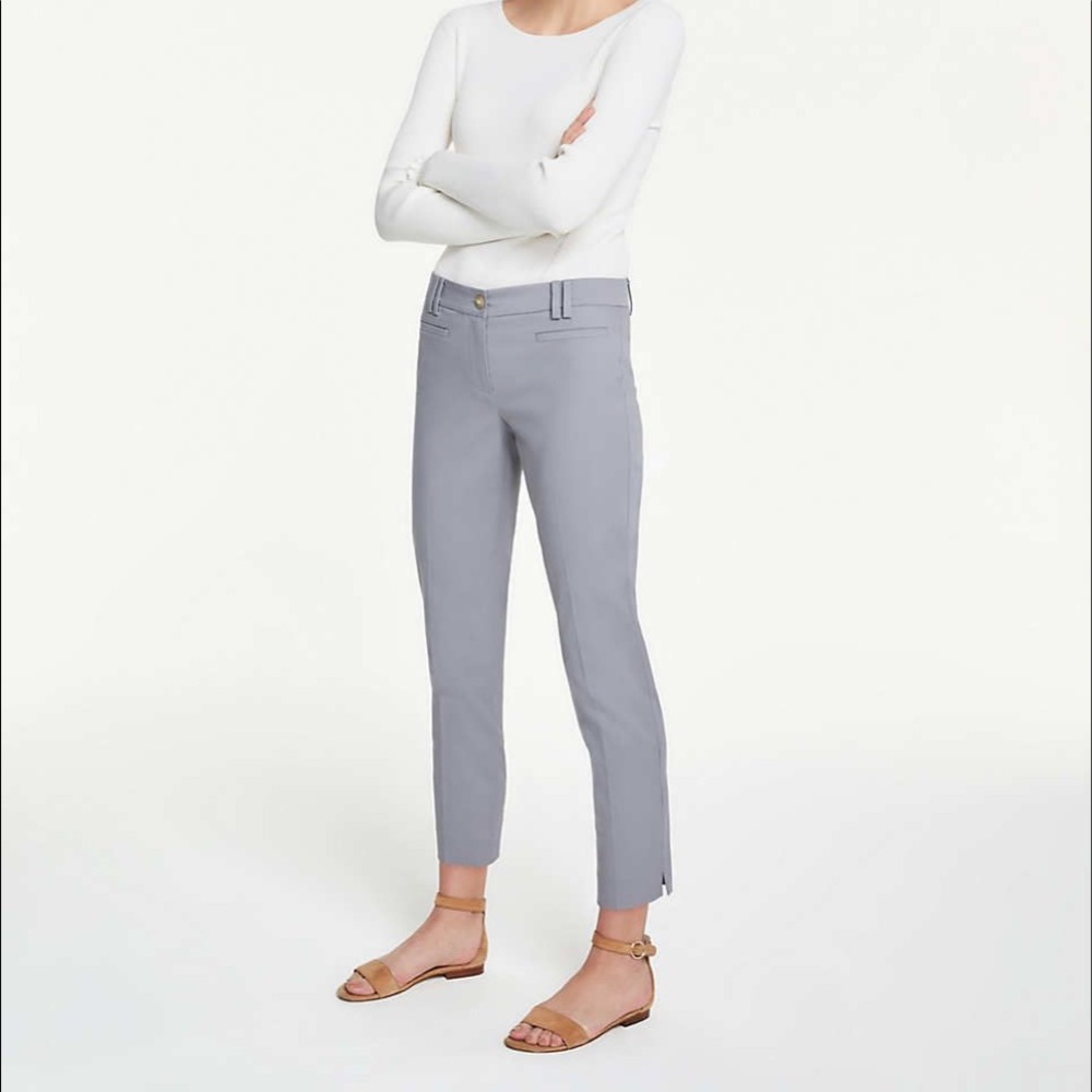 Ann Taylor Cotton Crop Pants